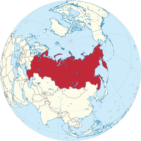 Russia on the globe (+claims hatched) (Russia centered) (alternative).svg