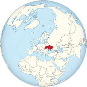 Ukraine on the globe (Europe centered).svg