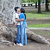 Young Couple Smooches in a Public Park - Cordoba - Argentina. cropped.jpg
