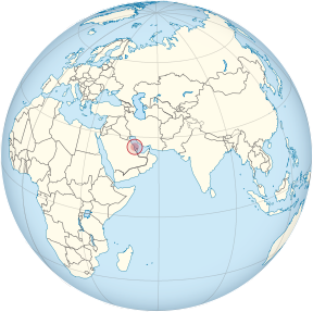 Bahrain on the globe (Afro-Eurasia centered).svg