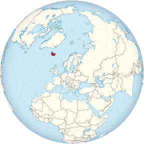 Iceland on the globe (Europe centered).svg